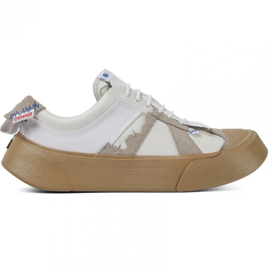 Foto van product CAMPER ADERERROR - Sneakers voor Dames - Wit, Grijs, Cotton fabric
