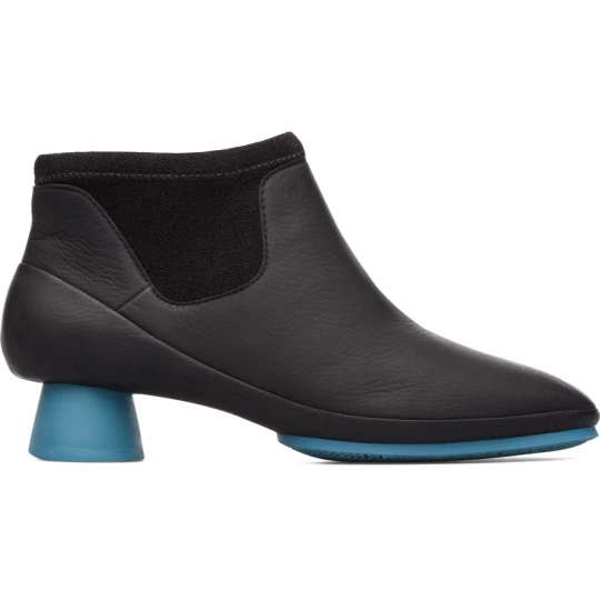 Foto van product CAMPER Alright - Enkellaarzen voor Dames - Zwart, Smooth leather / Cotton fabric
