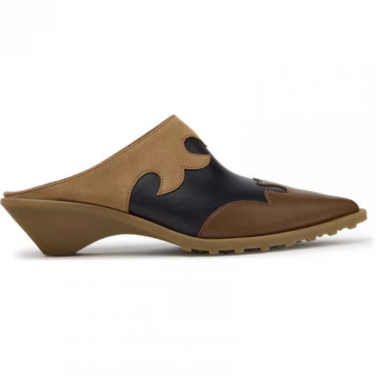 Foto van product CAMPER Anita - Nette schoenen voor Dames - Bruin, Zwart, Smooth leather