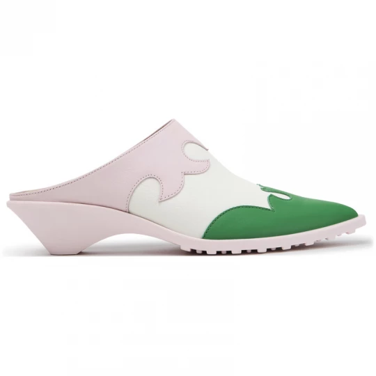 Foto van product CAMPER Anita - Nette schoenen voor Dames - Wit, Roze, Groen, Smooth leather