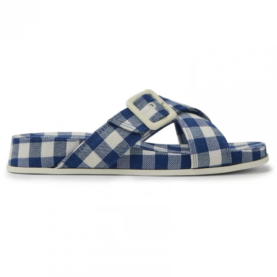 Foto van product CAMPER Atonik - Sandalen voor Dames - Blauw, Wit, Cotton fabric