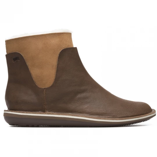 Foto van product CAMPER Beetle - Enkellaarzen voor Dames - Bruin, Bruin, Smooth leather