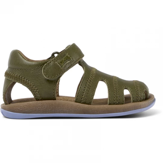 Foto van product CAMPER Bicho - Sandalen voor Firstwalkers - Groen, Smooth leather
