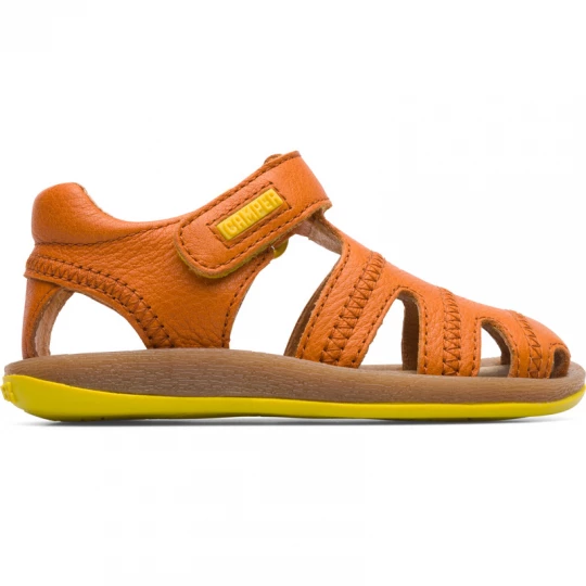 Foto van product CAMPER Bicho - Sandalen voor Firstwalkers - Oranje, Smooth leather