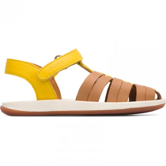 Foto van product CAMPER Bicho - Sandalen voor Meisjes - Beige, Geel, Smooth leather