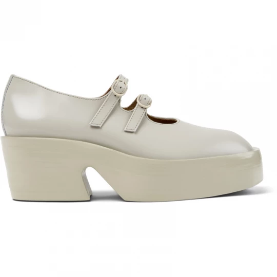 Foto van product CAMPER Billie - Vrijetijdsschoenen voor Dames - Beige, Smooth leather