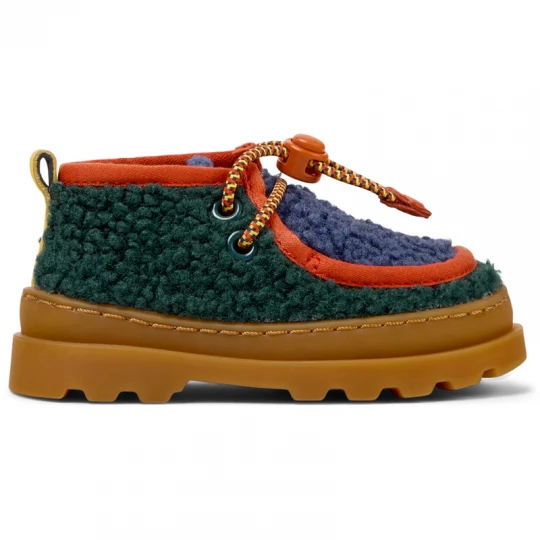 Foto van product CAMPER Bobo Choses x Camper - Laarzen voor Firstwalkers - Groen, Blauw, Geel, Cotton fabric / Smooth leather