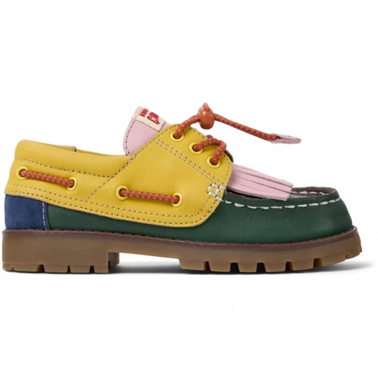 Foto van product CAMPER Bobo Choses x Camper - Nette vrijetijdsschoenen voor Meisjes - Groen, Geel, Roze, Smooth leather