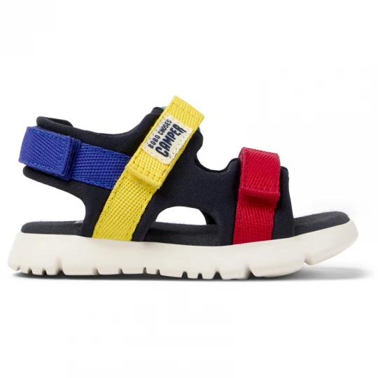 Foto van product CAMPER Bobo Choses x Camper - Sandalen voor Firstwalkers - Blauw, Rood, Geel, Cotton fabric