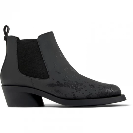 Foto van product CAMPER Bonnie - Enkellaarzen voor Dames - Grijs, Zwart, Smooth leather