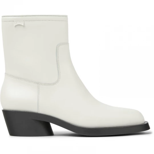 Foto van product CAMPER Bonnie - Enkellaarzen voor Dames - Wit, Smooth leather