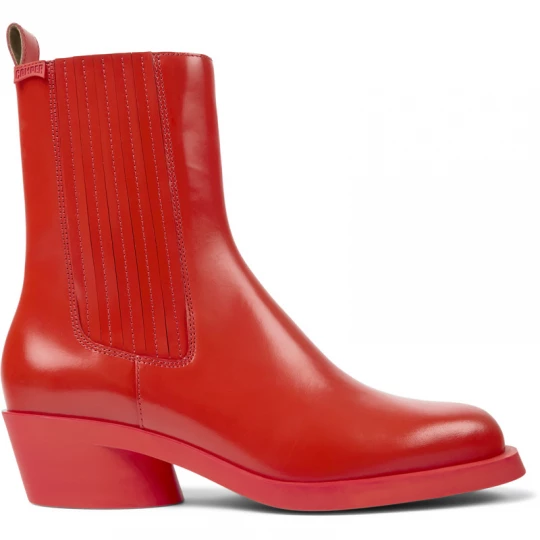 Foto van product CAMPER Bonnie - Laarzen voor Dames - Rood, Smooth leather