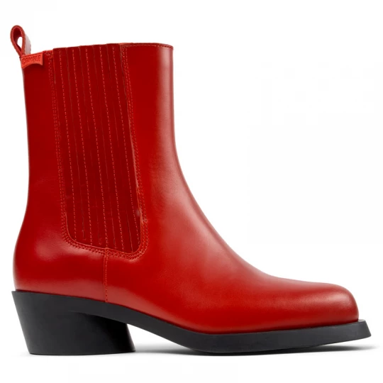 Foto van product CAMPER Bonnie - Laarzen voor Dames - Rood, Smooth leather