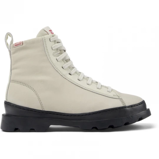 Foto van product CAMPER Brutus - Enkellaarzen voor Dames - Grijs, Cotton fabric / Smooth leather