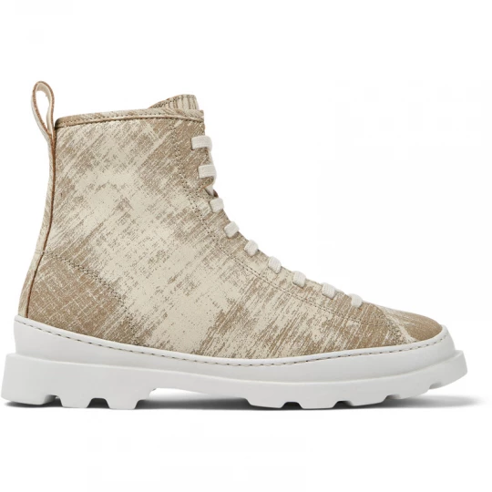 Foto van product CAMPER Brutus - Enkellaarzen voor Dames - Wit, Grijs, Suede