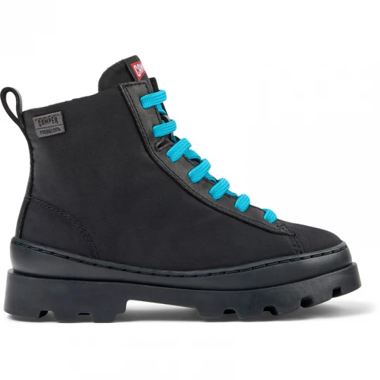 Foto van product CAMPER Brutus - Laarzen voor Meisjes - Zwart, Cotton fabric / Smooth leather