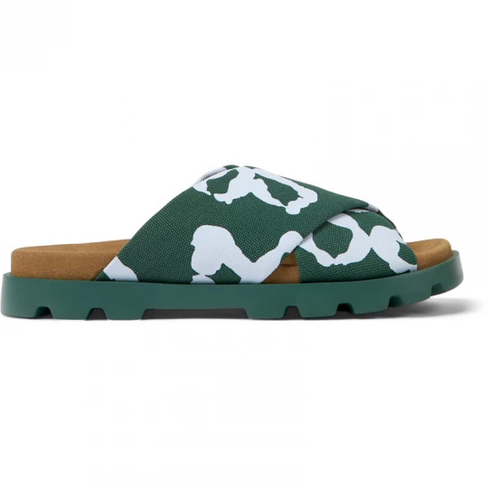Foto van product CAMPER Brutus Sandal - Sandalen voor Heren - Groen, Blauw, Cotton fabric