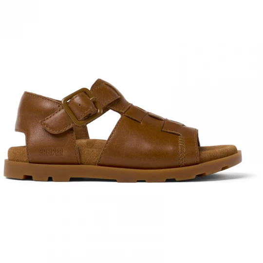 Foto van product CAMPER Brutus Sandal - Sandalen voor Meisjes - Bruin, Smooth leather