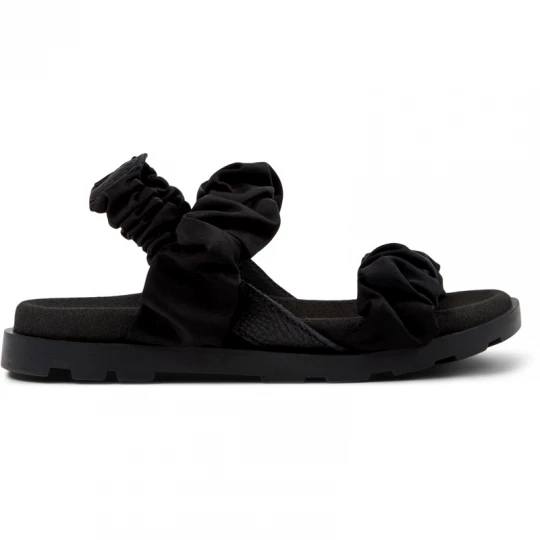 Foto van product CAMPER Brutus Sandal - Sandalen voor Meisjes - Zwart, Cotton fabric / Smooth leather