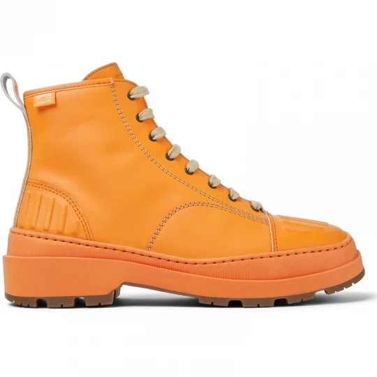 Foto van product CAMPER Brutus Trek - Enkellaarzen voor Dames - Oranje, Smooth leather