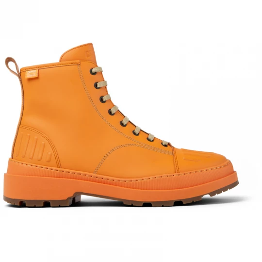 Foto van product CAMPER Brutus Trek - Enkellaarzen voor Heren - Oranje, Smooth leather