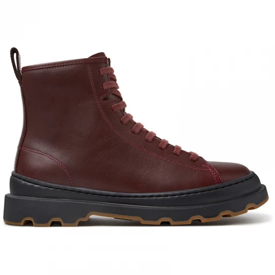 Foto van product CAMPER Brutus+ - Vrijetijdsschoenen voor Dames - Kastanjebruin, Smooth leather