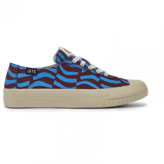 Foto van product CAMPER Camaleon - Sneakers voor Dames - Kastanjebruin, Blauw, Cotton fabric bordowy