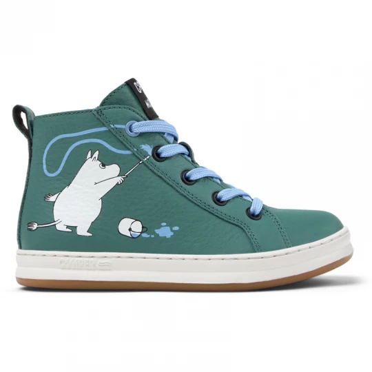 Foto van product CAMPER Camper x Moomin - Laarzen voor Meisjes - Groen, Smooth leather
