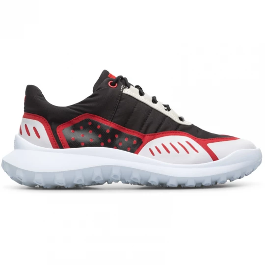 Foto van product CAMPER Camper x SailGP - Sneakers voor Dames - Zwart, Wit, Rood, Cotton fabric / Smooth leather