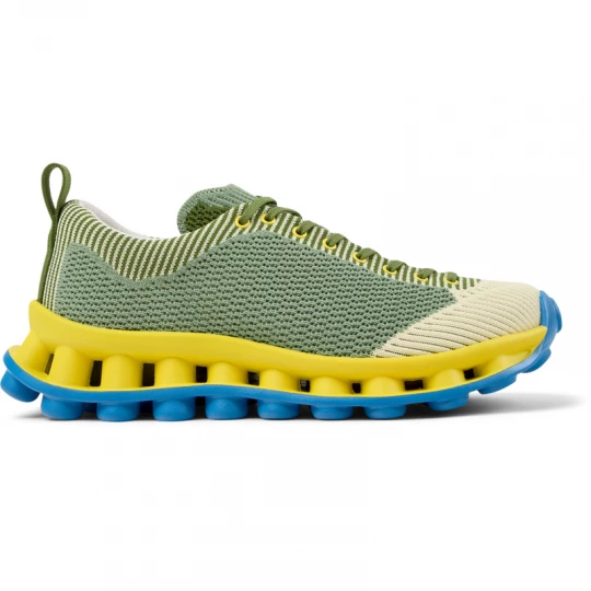 Foto van product CAMPER Camper x SUNNEI - PELOTISSIMA - Sneakers voor Dames - Groen, Geel, Cotton fabric