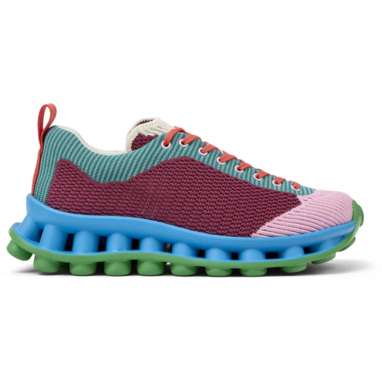 Foto van product CAMPER Camper x SUNNEI - PELOTISSIMA - Sneakers voor Dames - Kastanjebruin, Groen, Roze, Cotton fabric