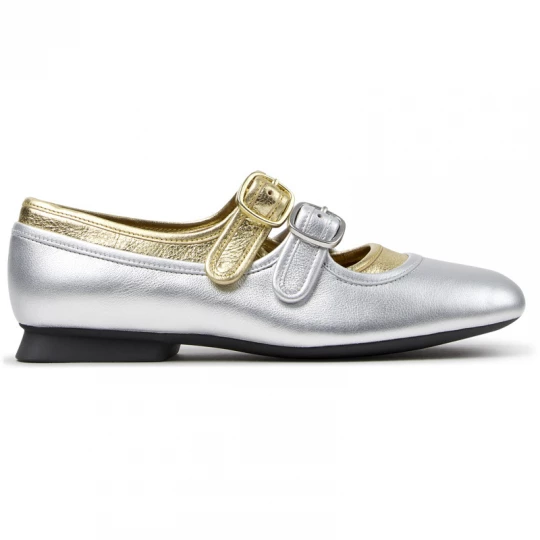Foto van product CAMPER Casi Myra - Ballerina’s voor Dames - Grijs, Smooth leather