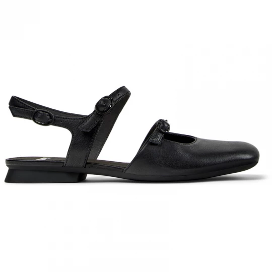 Foto van product CAMPER Casi Myra - Ballerina’s voor Dames - Zwart, Smooth leather
