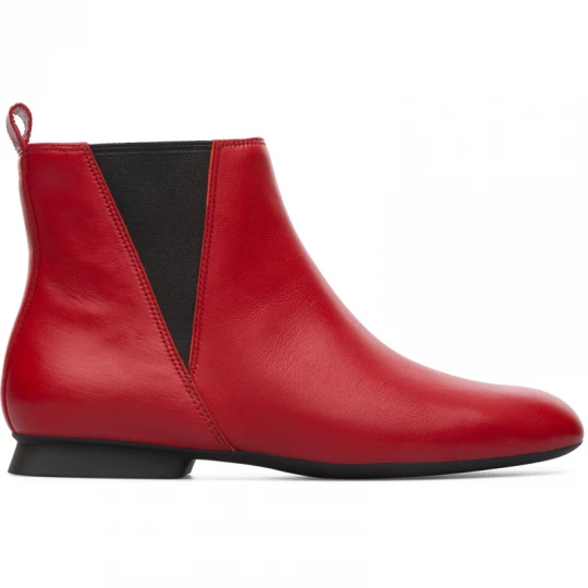 Foto van product CAMPER Casi Myra - Enkellaarzen voor Dames - Rood, Smooth leather