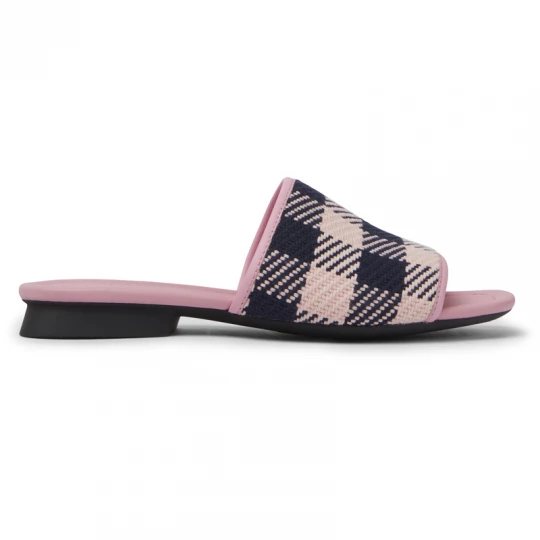 Foto van product CAMPER Casi Myra - Sandalen voor Dames - Roze, Blauw, Cotton fabric / Smooth leather