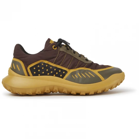 Foto van product CAMPER CRCLR - Sneakers voor Dames - Bruin, Bruin grijs, Geel, Cotton fabric / Smooth leather