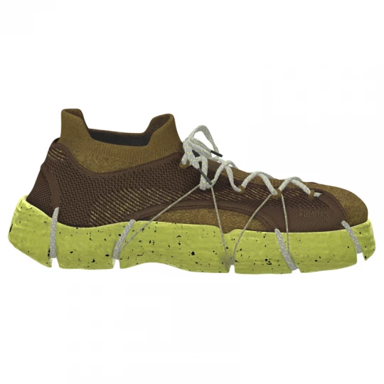 Foto van product CAMPER Custom Roku - Sneakers voor Dames - Zwart, Grijs, Wit, Cotton fabric