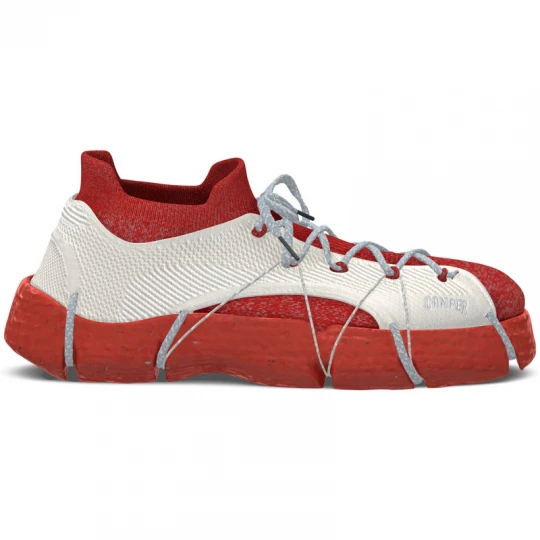 Foto van product CAMPER Custom Roku - Sneakers voor Heren - Zwart, Grijs, Wit, Cotton fabric
