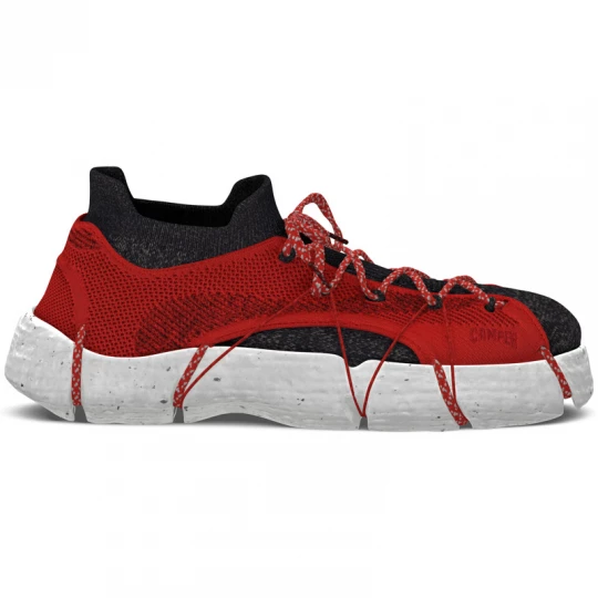 Foto van product CAMPER Custom Roku - Sneakers voor Heren - Zwart, Grijs, Wit, Cotton fabric