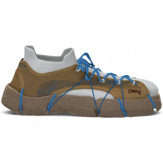 Foto van product CAMPER Custom Roku - Sneakers voor Heren - Zwart, Grijs, Wit, Cotton fabric