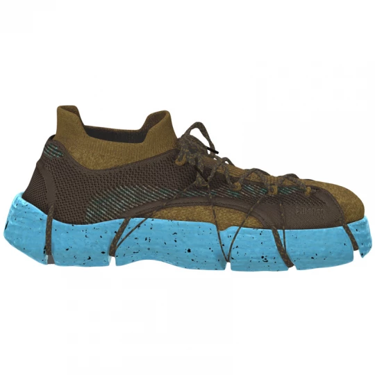 Foto van product CAMPER Custom Roku - Sneakers voor Heren - Zwart, Grijs, Wit, Cotton fabric