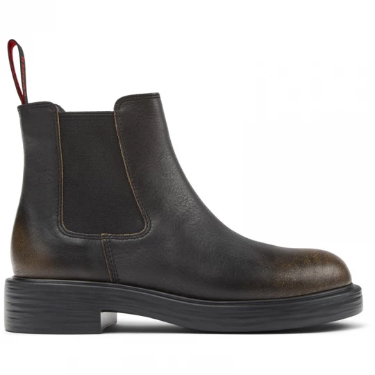 Foto van product CAMPER Dean - Enkellaarzen voor Dames - Zwart, Bruin, Smooth leather