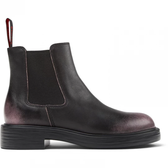 Foto van product CAMPER Dean - Enkellaarzen voor Dames - Zwart, Roze, Smooth leather