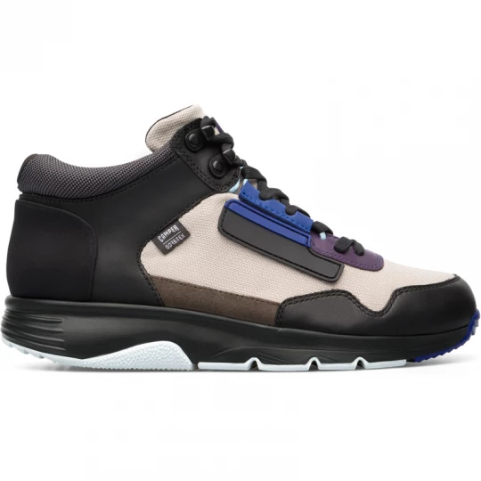 Foto van product CAMPER Drift - Enkellaarzen voor Dames - Zwart, Grijs, Bruin grijs, Cotton fabric / Smooth leather szary