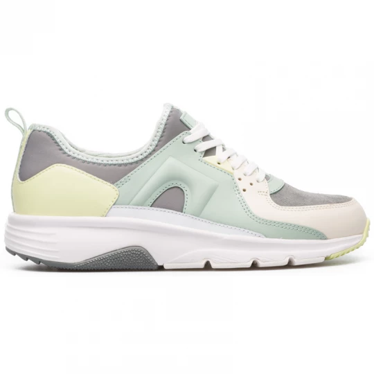 Foto van product CAMPER Drift - Sneakers voor Dames - Grijs, Groen, Geel, Smooth leather / Cotton fabric