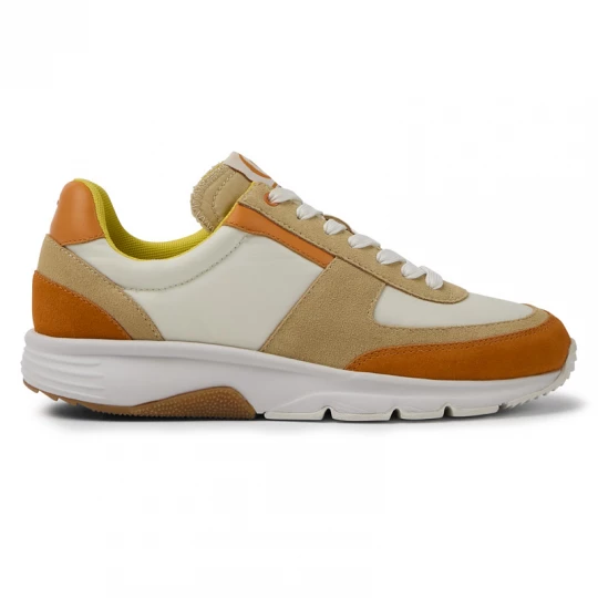 Foto van product CAMPER Drift - Sneakers voor Dames - Wit, Beige, Oranje, Cotton fabric