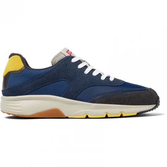Foto van product CAMPER Drift - Sneakers voor Heren - Blauw, Grijs, Geel, Cotton fabric