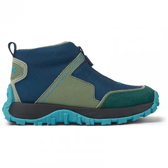 Foto van product CAMPER Drift Trail - Laarzen voor Meisjes - Blauw, Groen, Zwart, Cotton fabric / Smooth leather