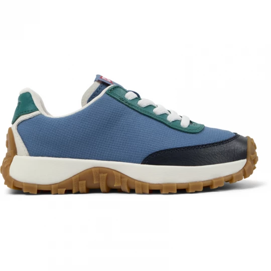 Foto van product CAMPER Drift Trail - Sneakers voor Meisjes - Blauw, Groen, Wit, Cotton fabric / Smooth leather