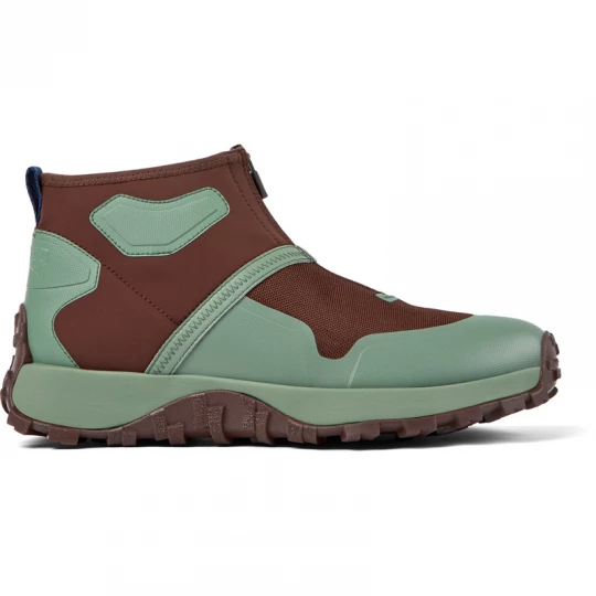 Foto van product CAMPER Drift Trail VIBRAM - Enkellaarzen voor Heren - Kastanjebruin, Groen, Cotton fabric